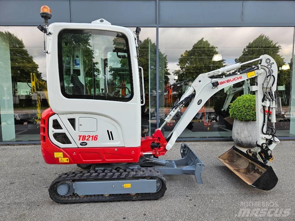 Takeuchi TB 216 Mini rýpadlá < 7t