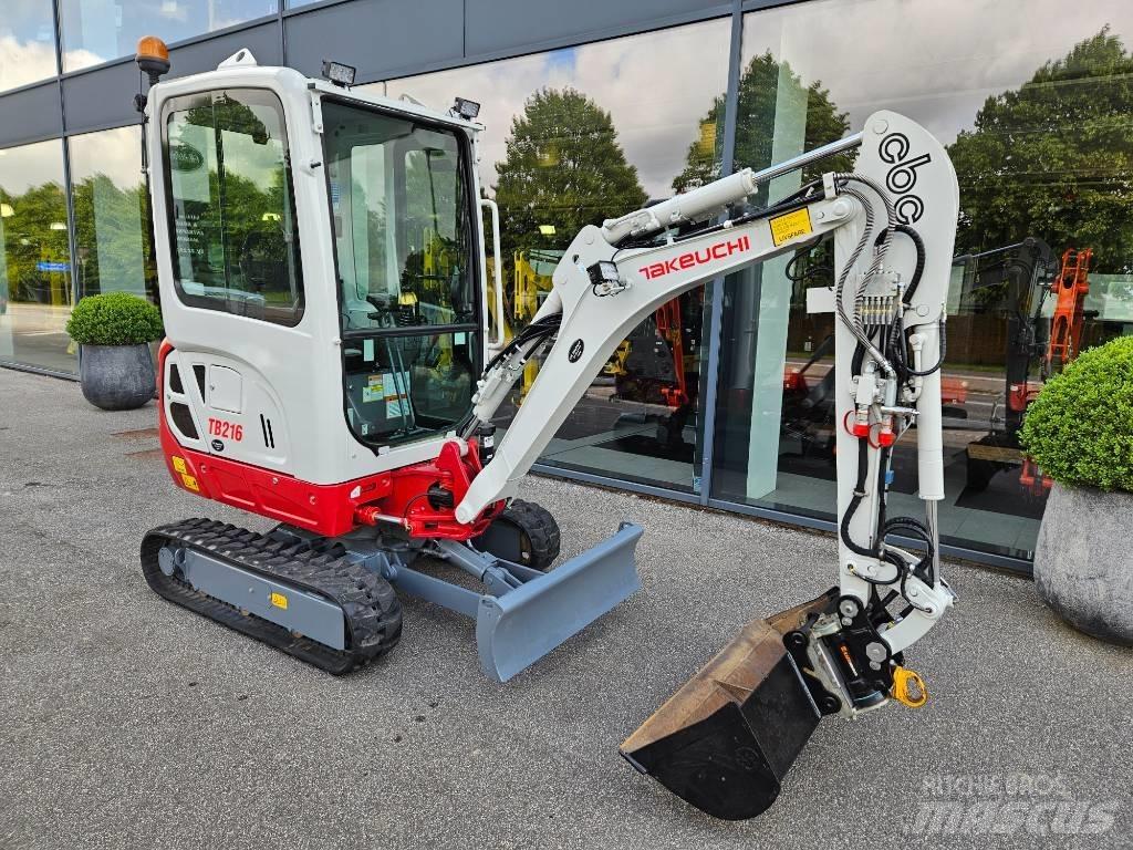 Takeuchi TB 216 Mini rýpadlá < 7t