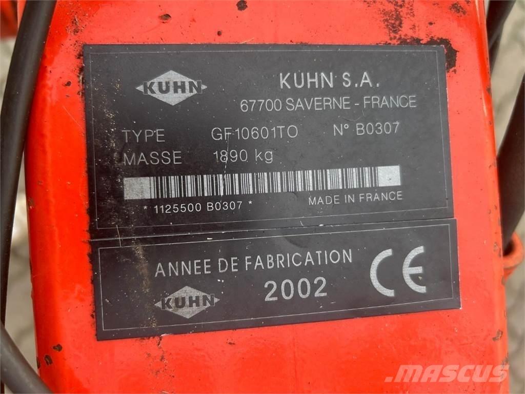 Kuhn GF 10601 TO Obracače a zhrabovače sena