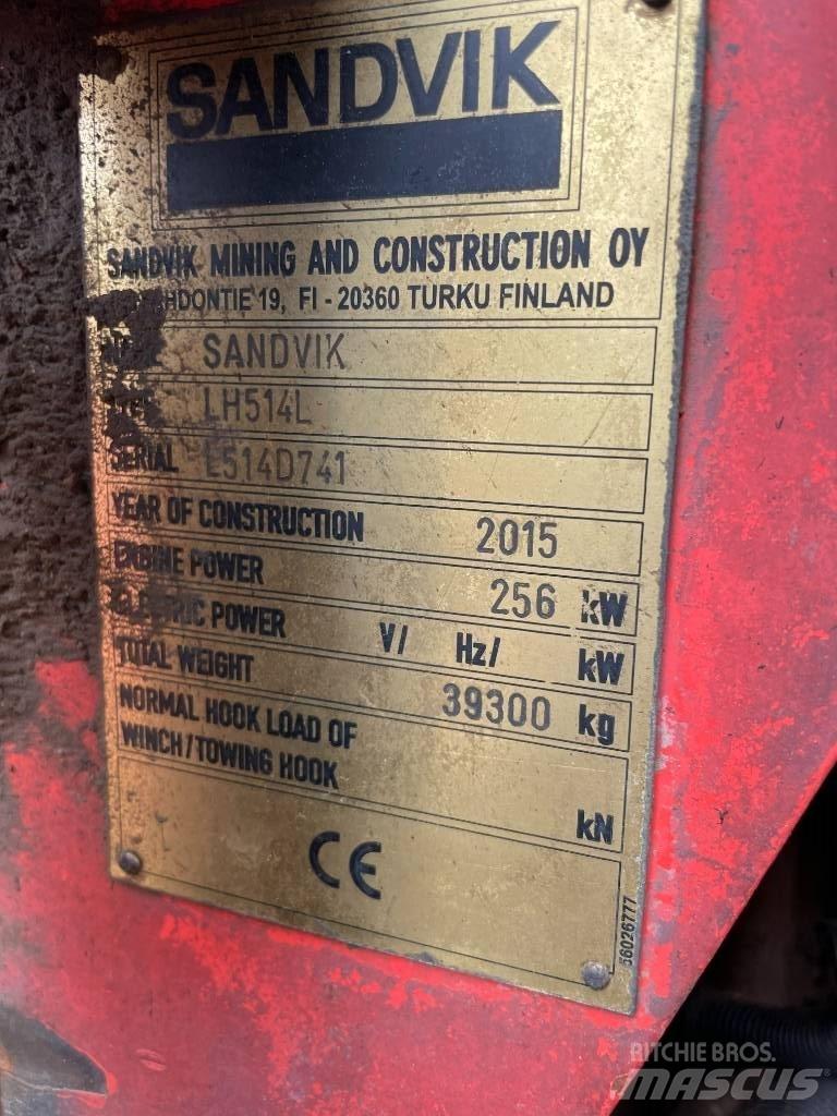 Sandvik LH 514 Podzemné nakladače