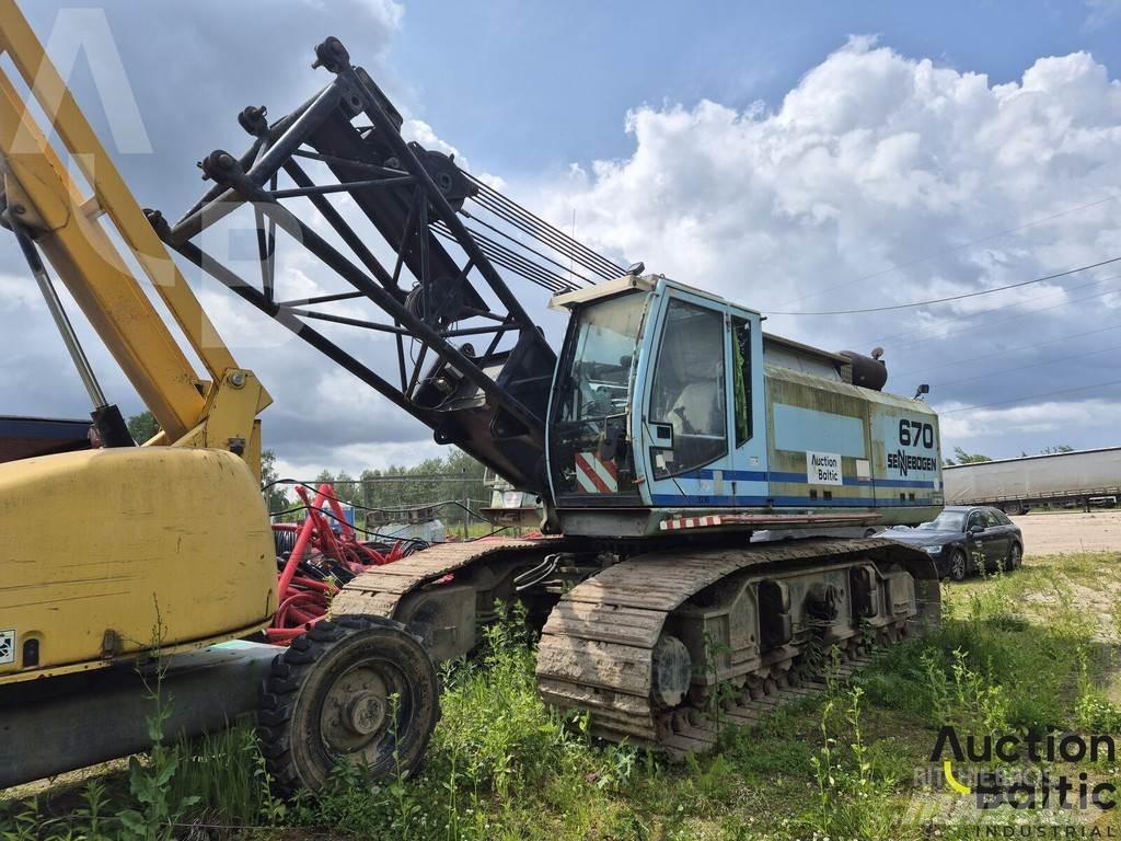 Sennebogen 670R Pásové žeriavy