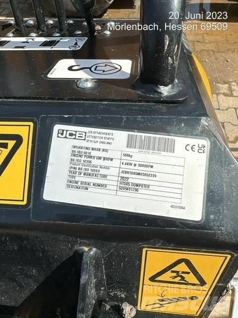 JCB HTD5 mit Tritt Stavebné sklápače