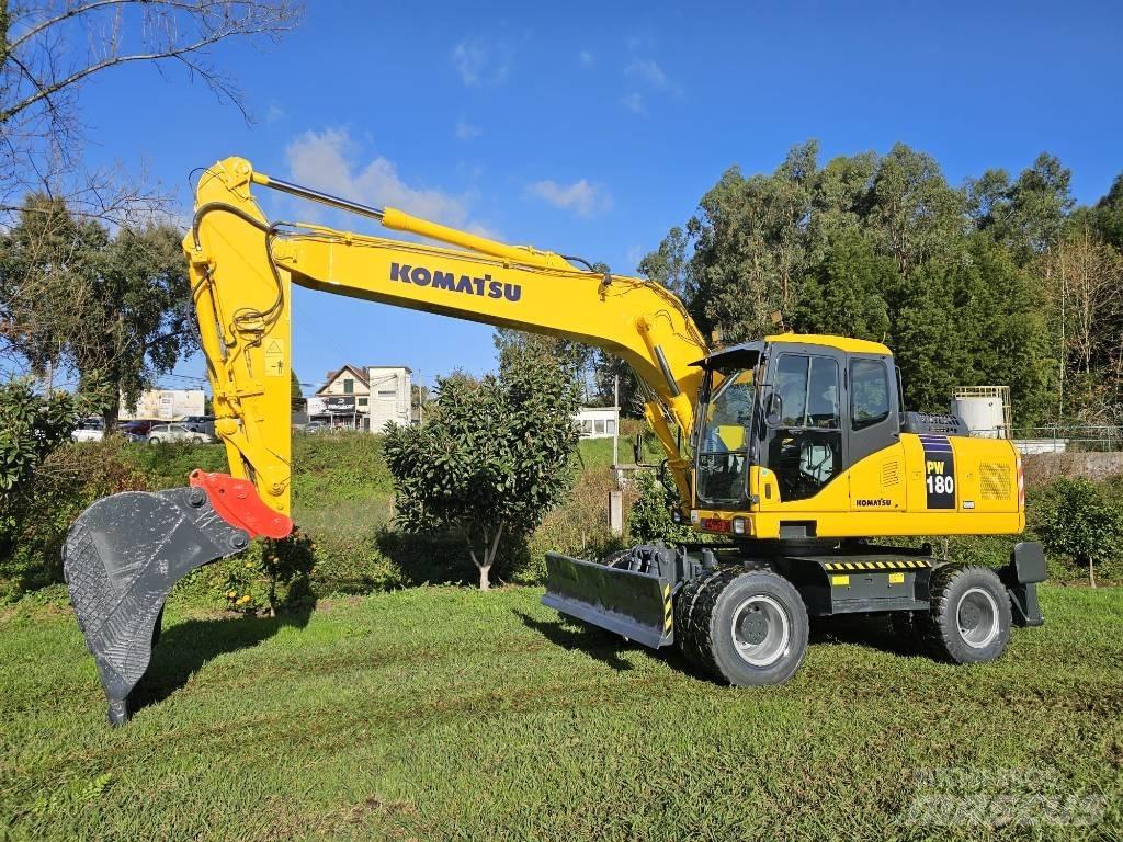Komatsu PW 180-7 Kolesové rýpadlá