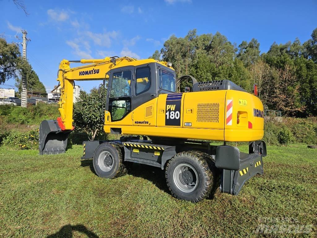 Komatsu PW 180-7 Kolesové rýpadlá
