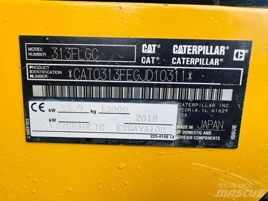 CAT 313 F LGC Pásové rýpadlá