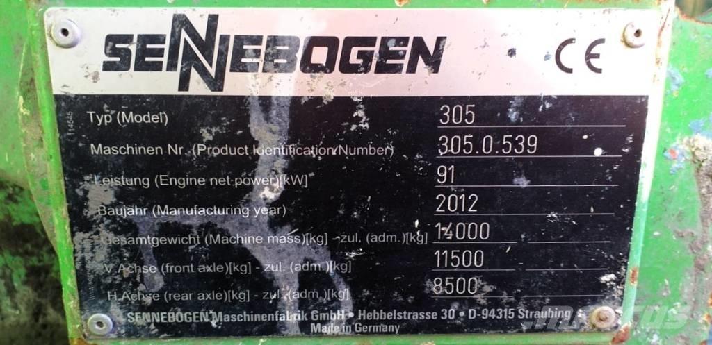Sennebogen 305 Teleskopické kolesové nakladače