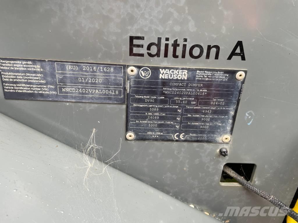 Wacker Neuson DV 90 Stavebné sklápače