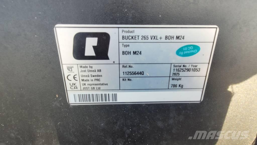 Quicke VXL+ 265 Príslušenstvo pre čelné nakladače