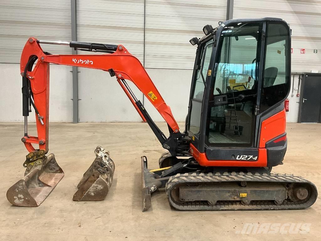 Kubota U 27-4 Mini rýpadlá < 7t