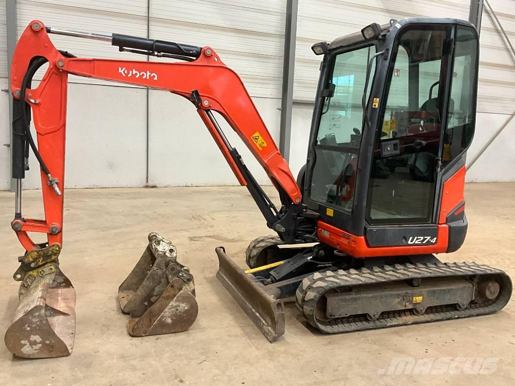 Kubota U 27-4 Mini rýpadlá < 7t