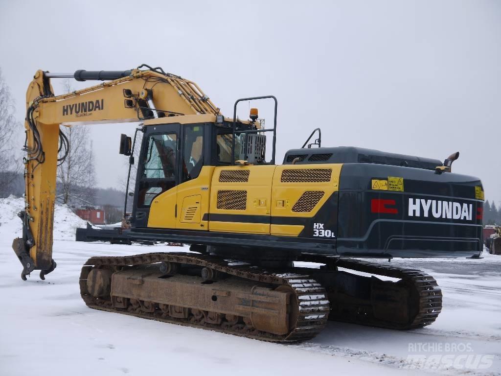 Hyundai HX 330 L Pásové rýpadlá