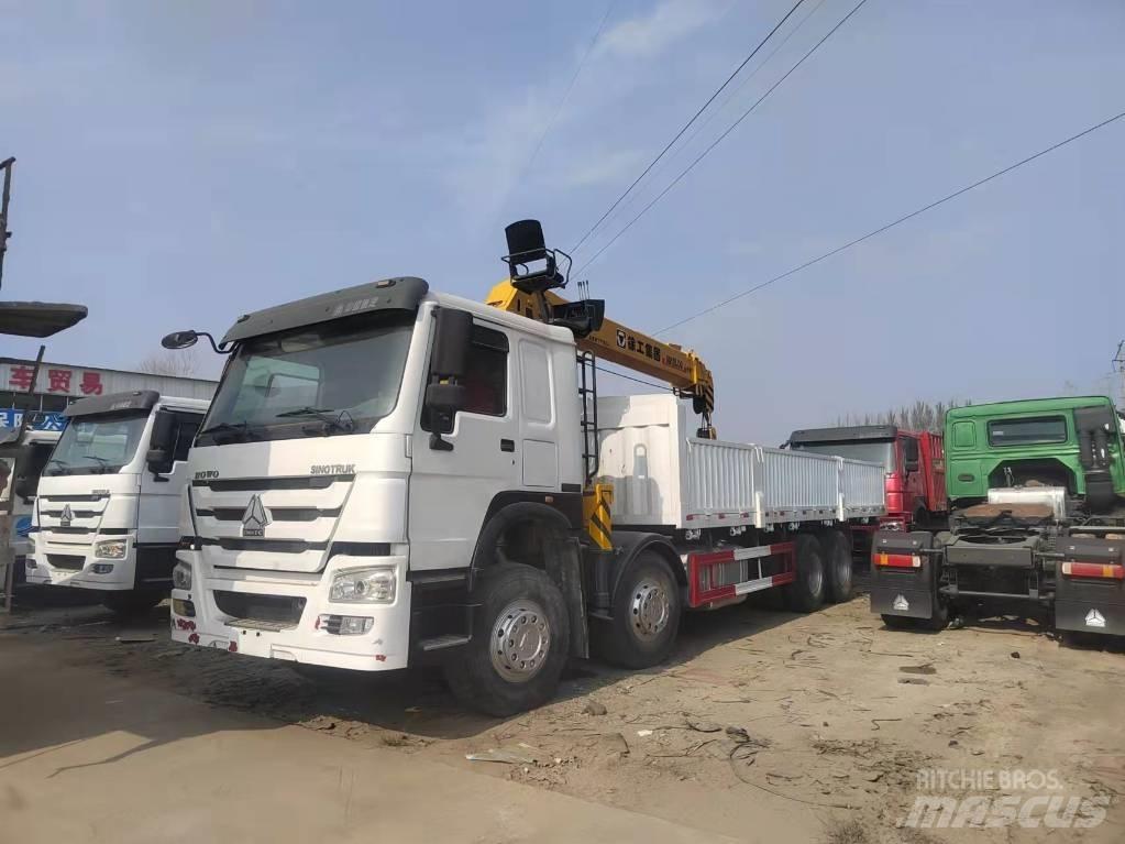Howo 375 8X4 Autožeriavy, hydraulické ruky