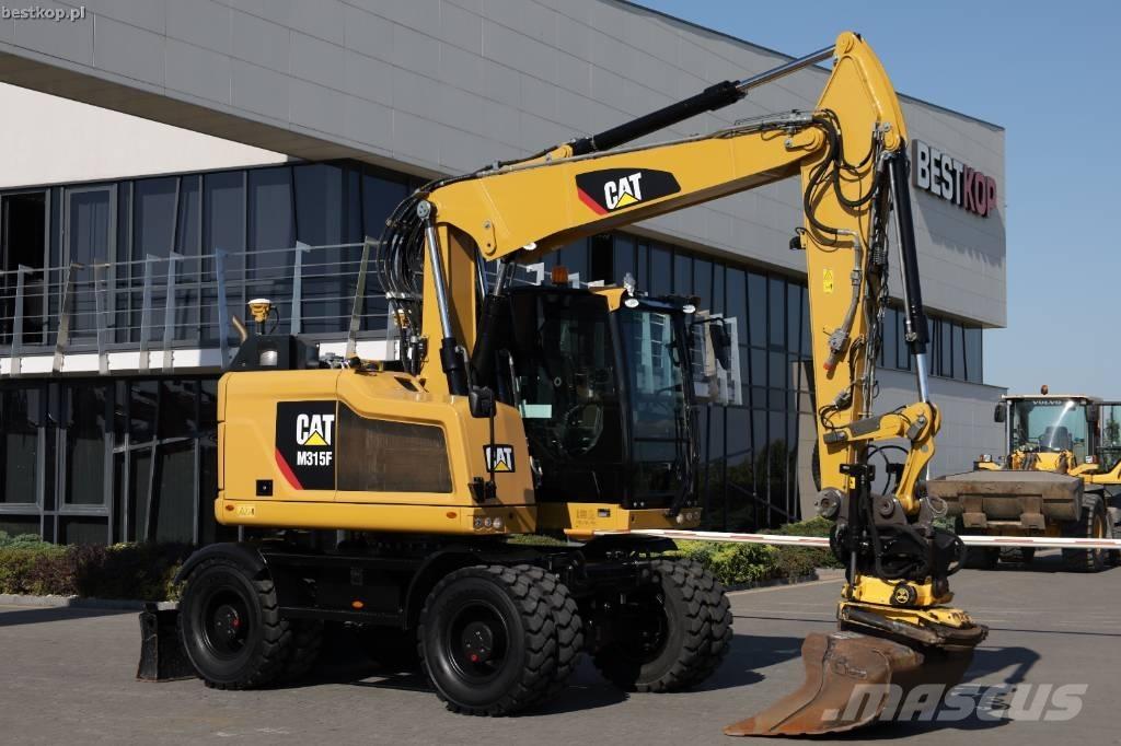 CAT M 315 F Kolesové rýpadlá