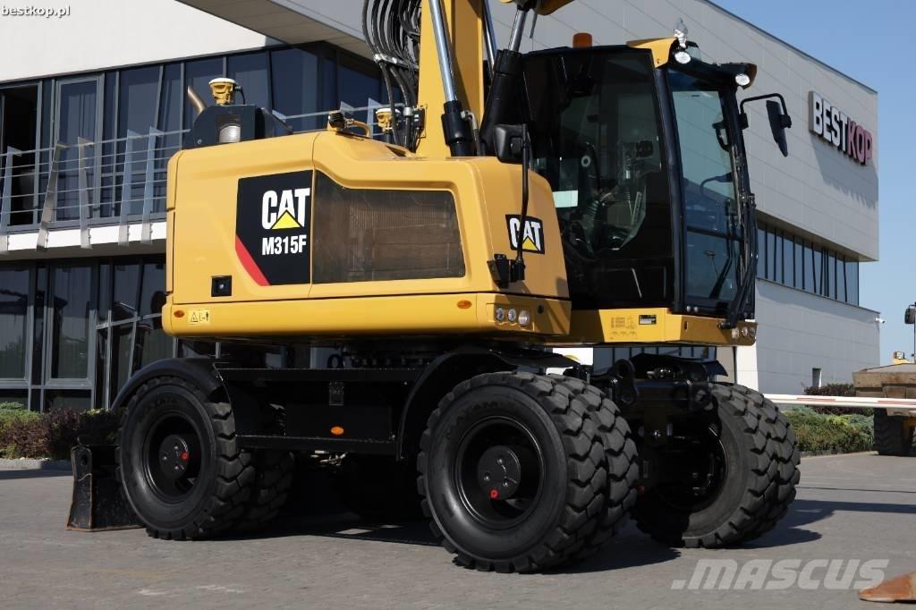 CAT M 315 F Kolesové rýpadlá