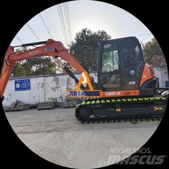 Kubota KX 080-4 Midi rýpadlá 7 t - 12 t