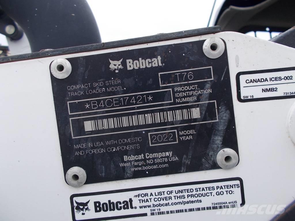Bobcat T76 Šmykom riadené nakladače