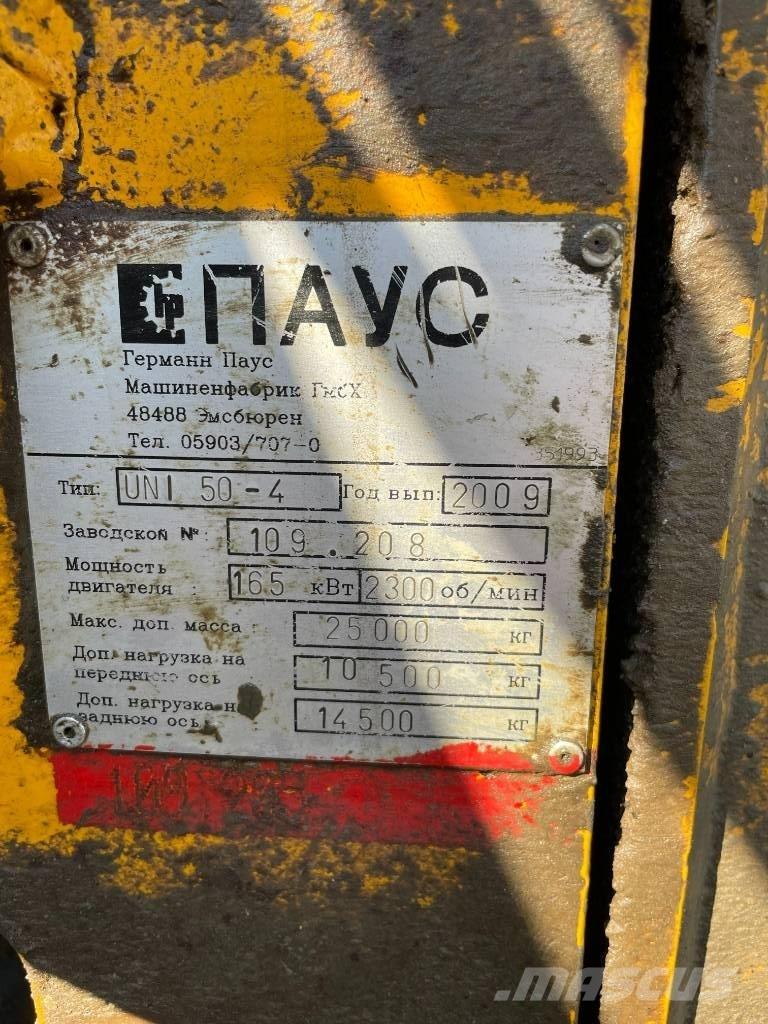 Paus UNI 50 Domiešavače betónu