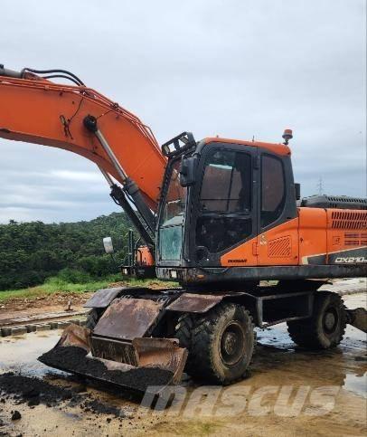 Doosan DX 210 W Kolesové rýpadlá