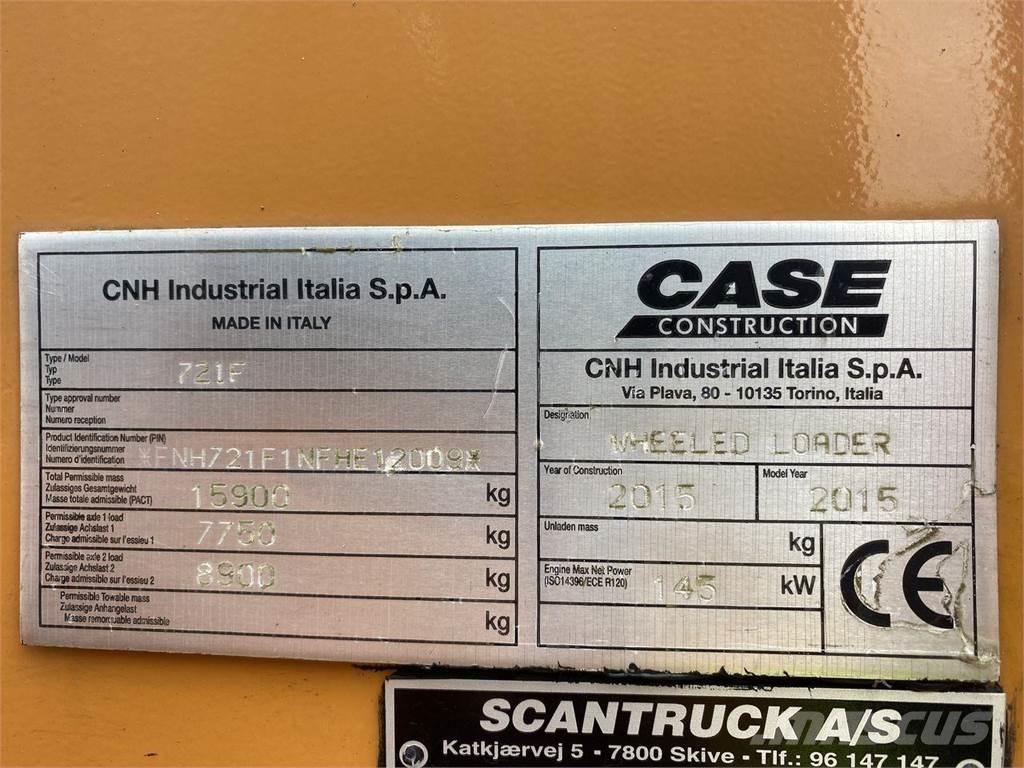 CASE 721F Kolesové nakladače