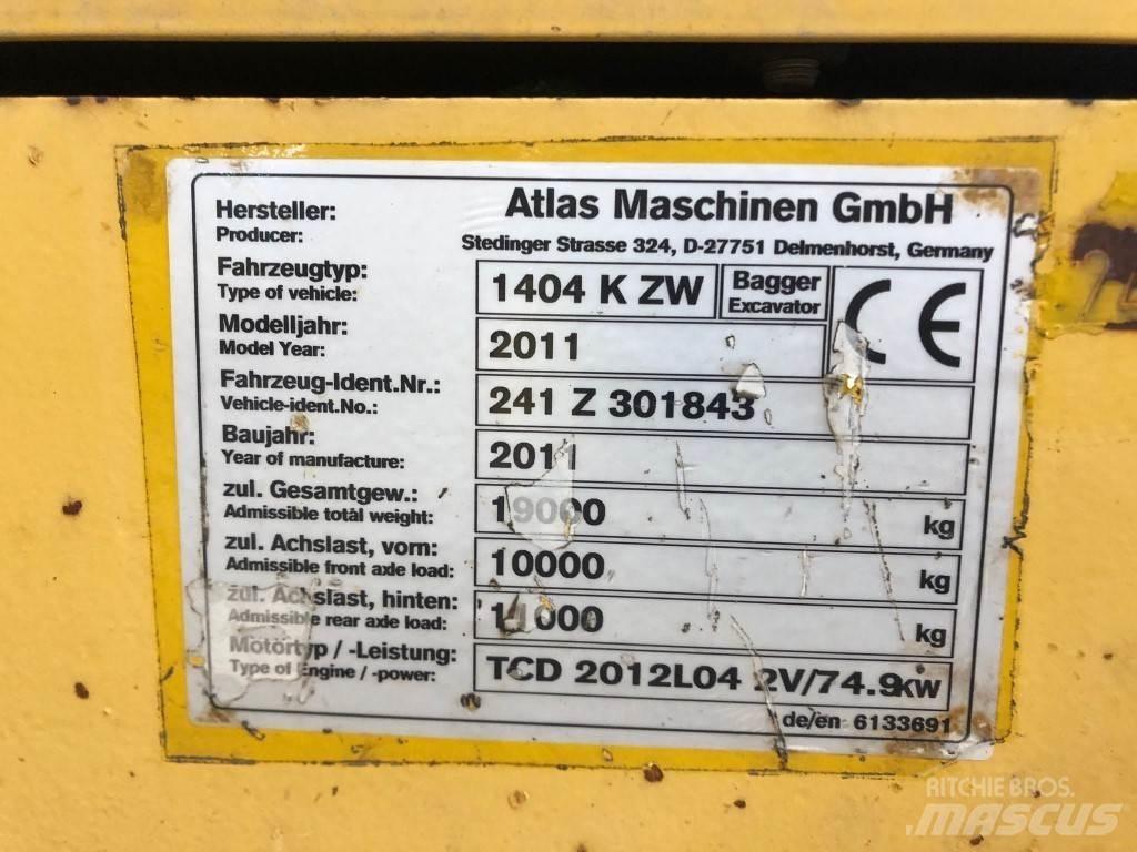 Atlas AB1404K Kolesové rýpadlá