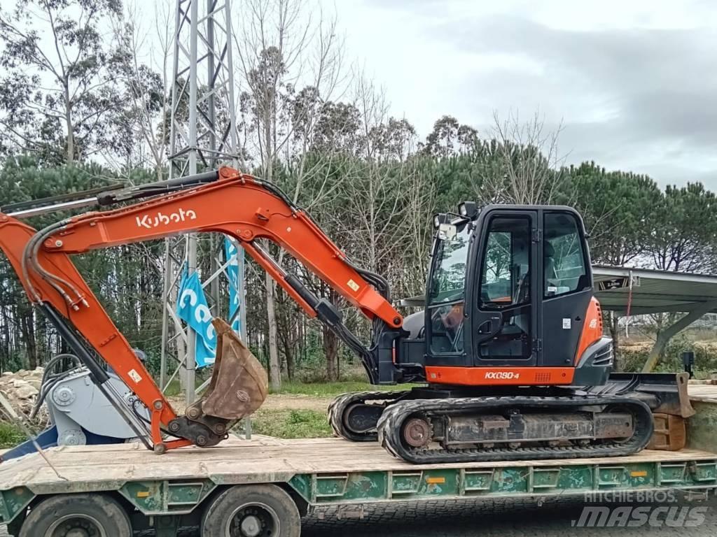 Kubota KX 080-4 Midi rýpadlá 7 t - 12 t