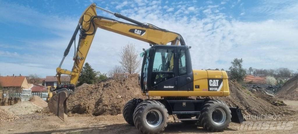 CAT M 313 D Kolesové rýpadlá