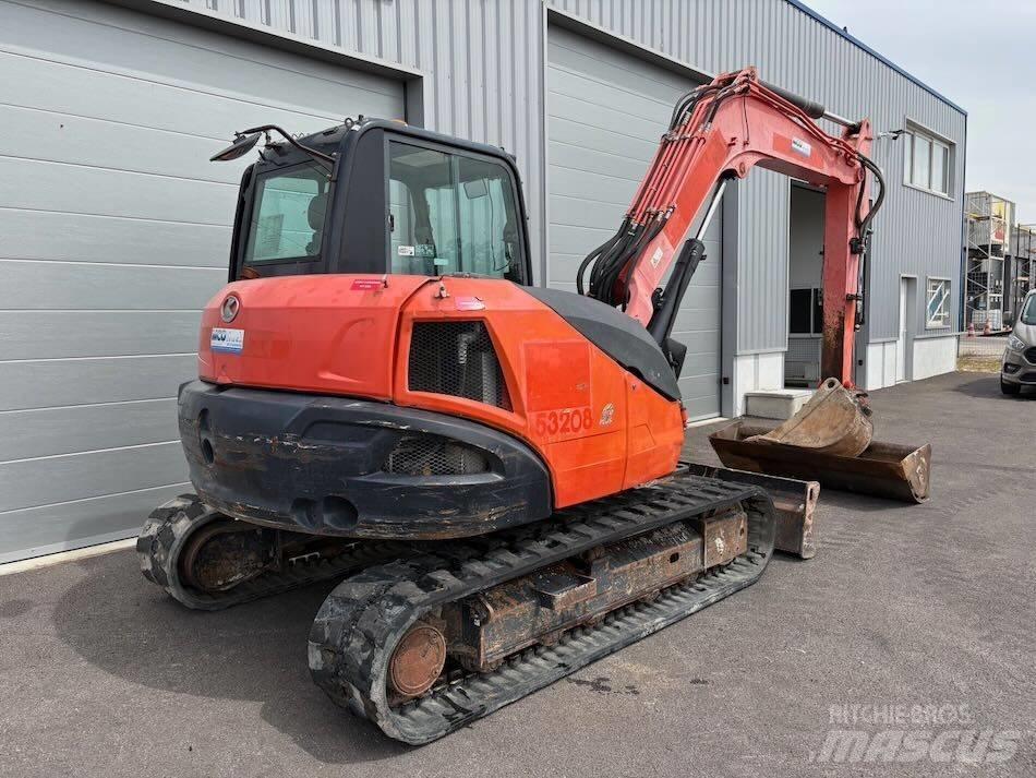 Kubota KX 080-4 Midi rýpadlá 7 t - 12 t