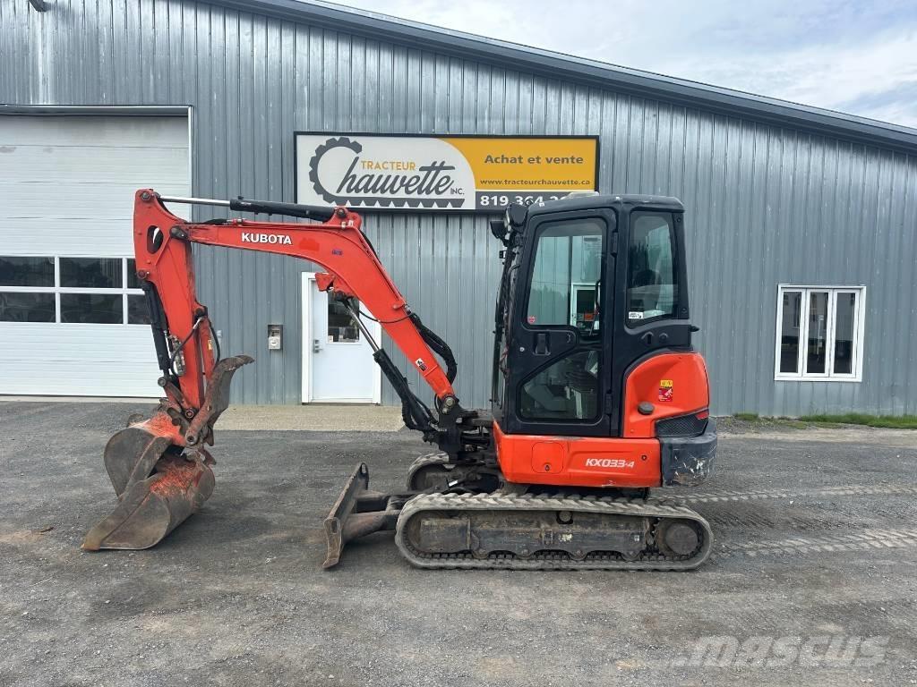Kubota KX 033-4 Mini rýpadlá < 7t