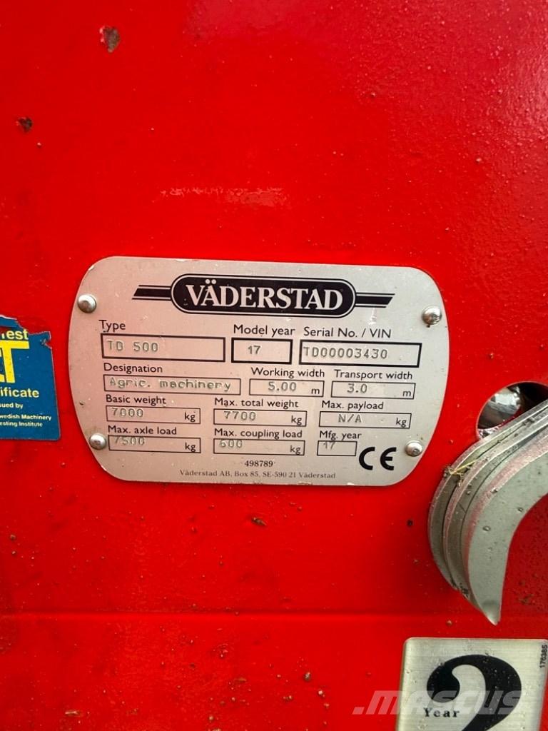 Väderstad TD500 Kultivátory