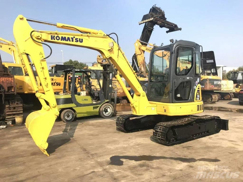 Komatsu PC 55 Pásové rýpadlá