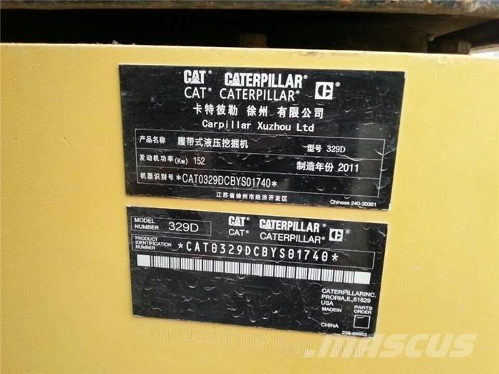 CAT 329 D Pásové rýpadlá