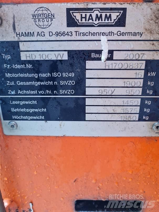 Hamm HD 10 C W Tandemové valce