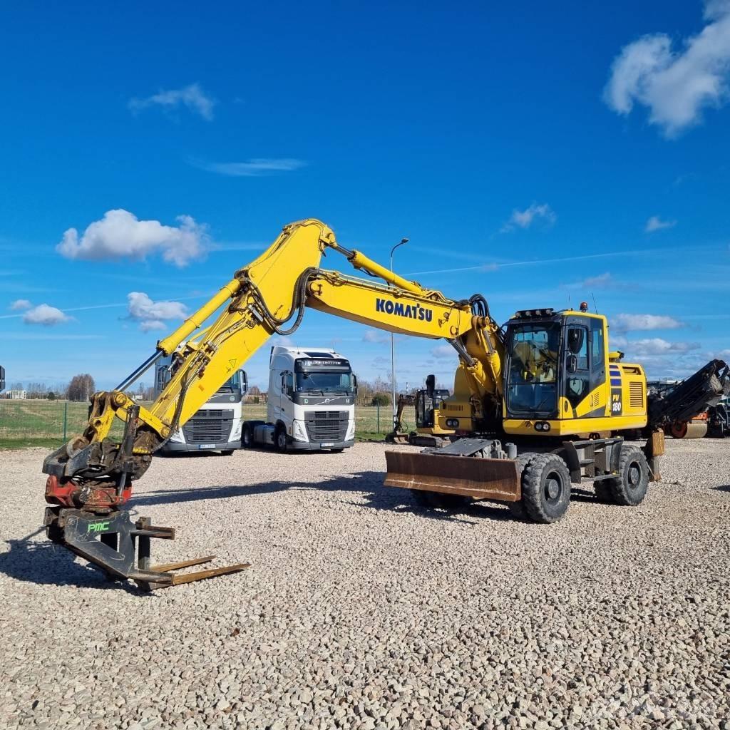 Komatsu PW180 - 11E0 Kolesové rýpadlá