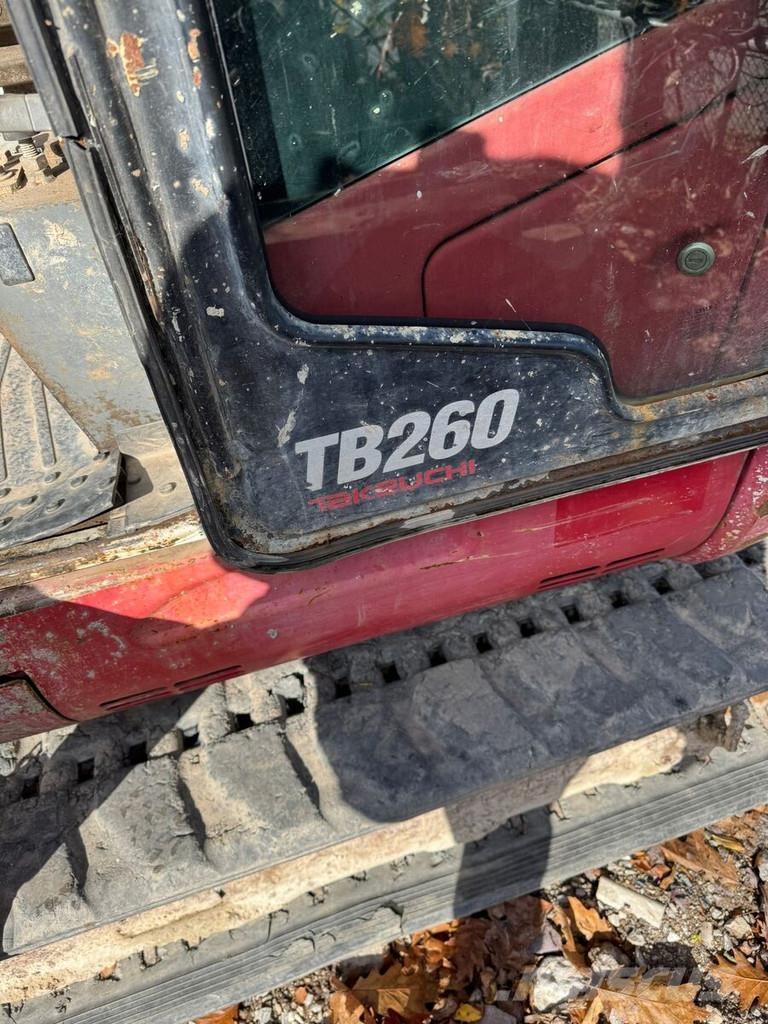 Takeuchi TB260 Mini rýpadlá < 7t