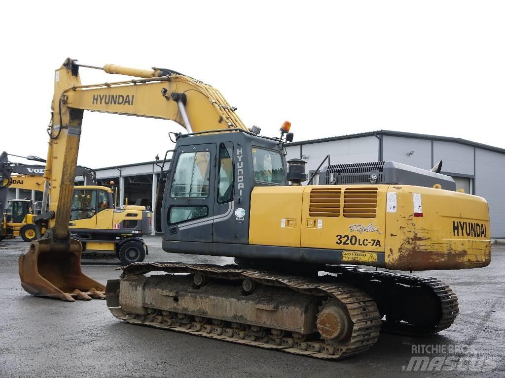 Hyundai R 320 LC-7A Pásové rýpadlá
