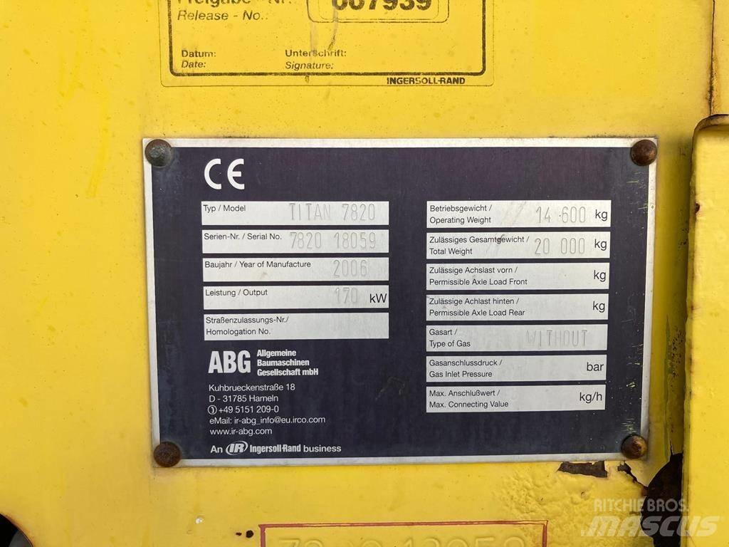 ABG Titan 7820 Finišéry