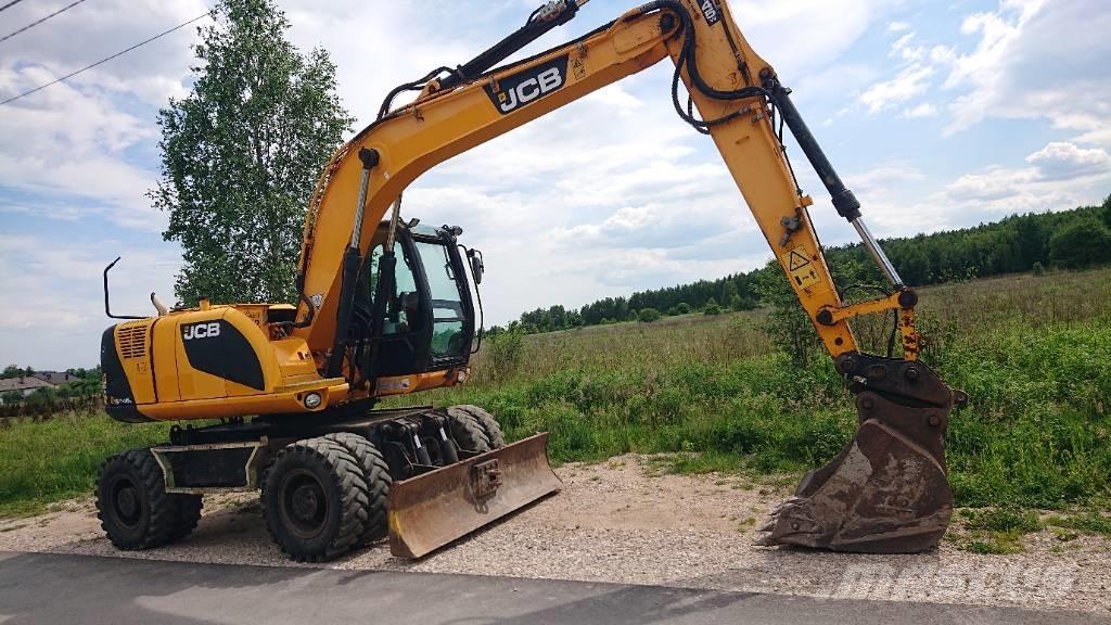 JCB JS 145 W Kolesové rýpadlá