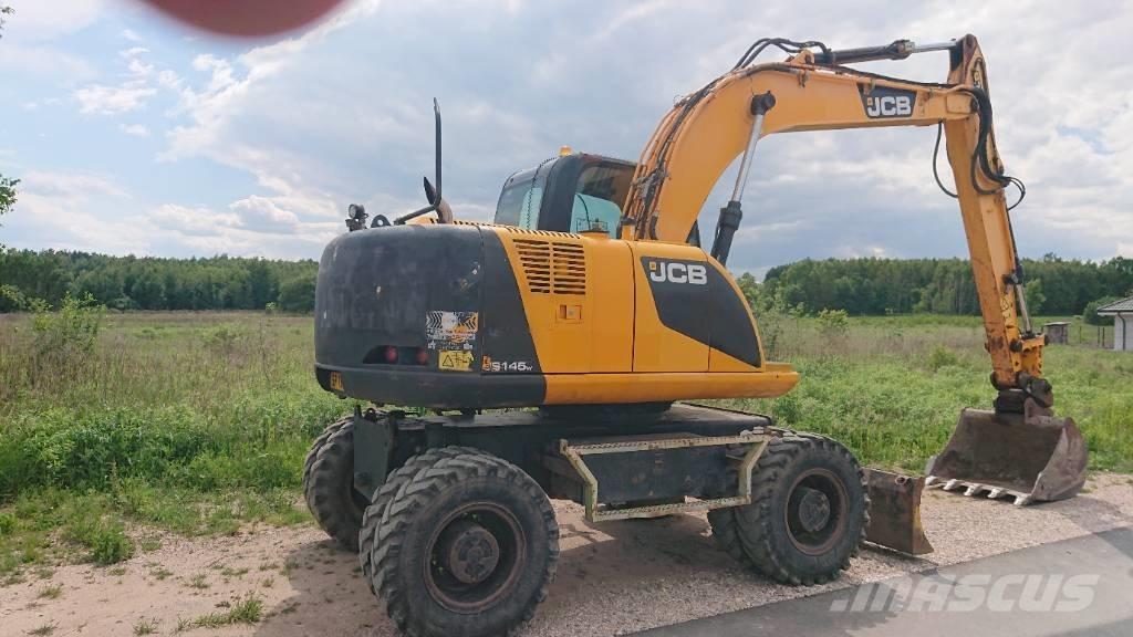 JCB JS 145 W Kolesové rýpadlá