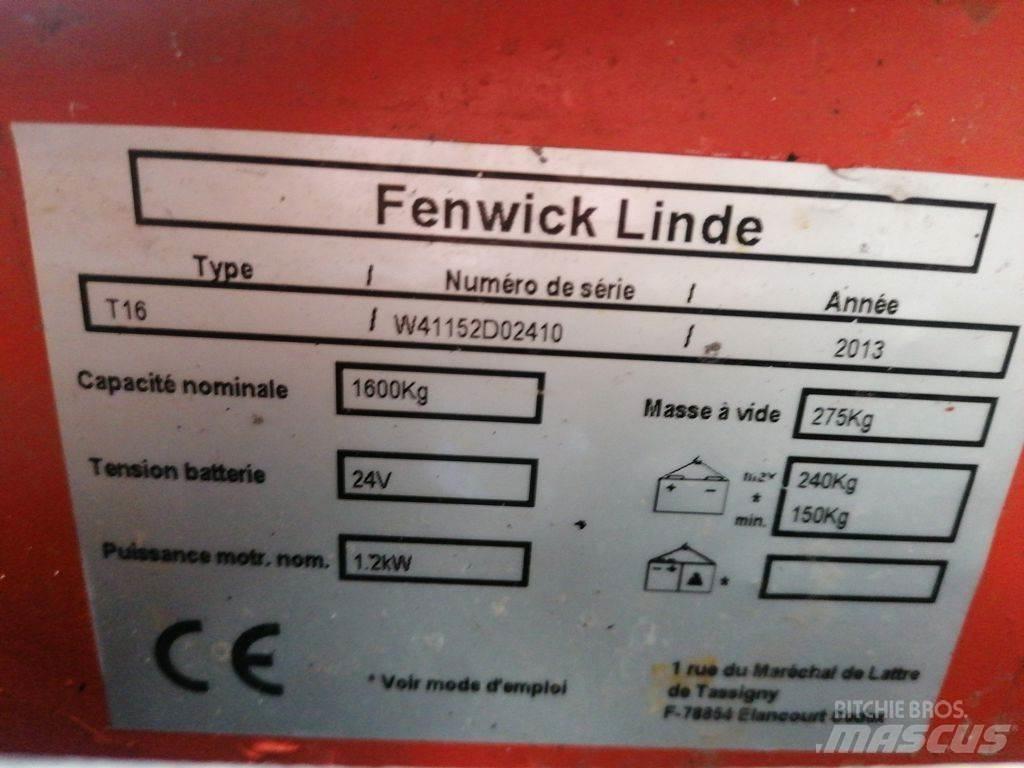 Linde T16 Nízkozdvižný vozík