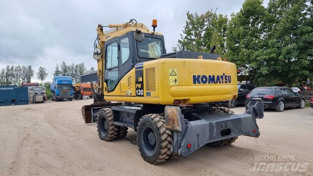 Komatsu PW 130-7K Kolesové rýpadlá