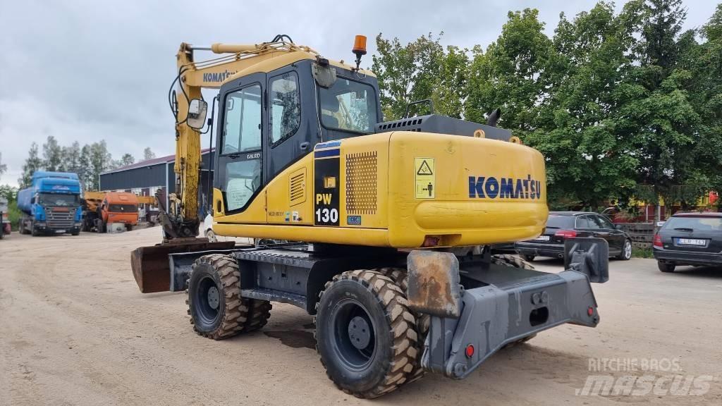 Komatsu PW 130-7K Kolesové rýpadlá