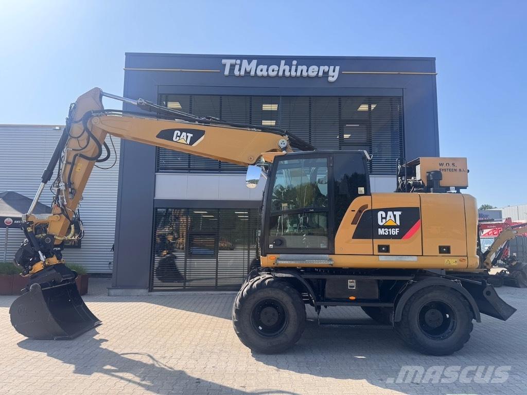 CAT M316F Kolesové rýpadlá