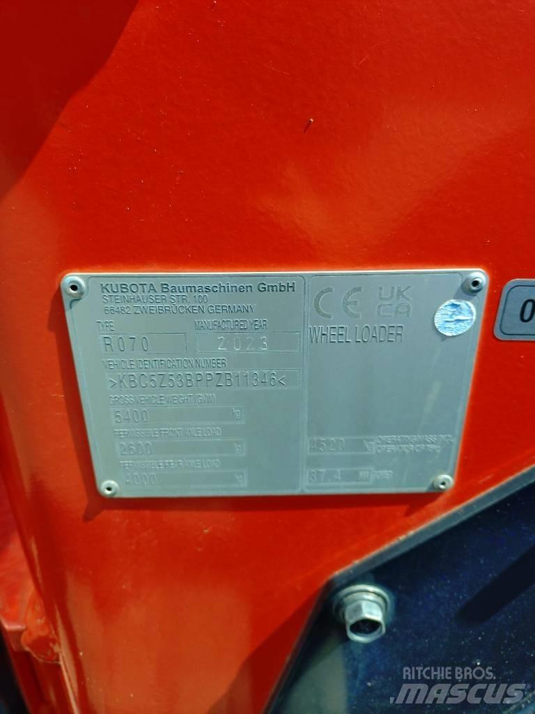 Kubota R 070 Kolesové nakladače