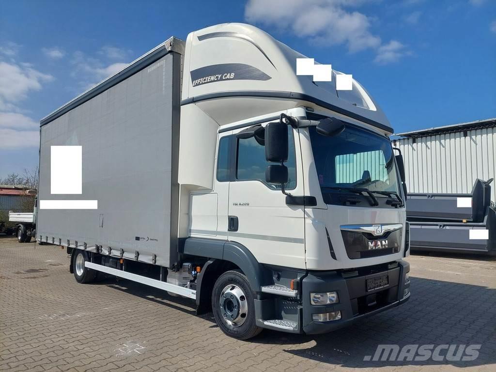 MAN TGL 8.220 Nákladné vozidlá s bočnou zhrnovacou plachtou
