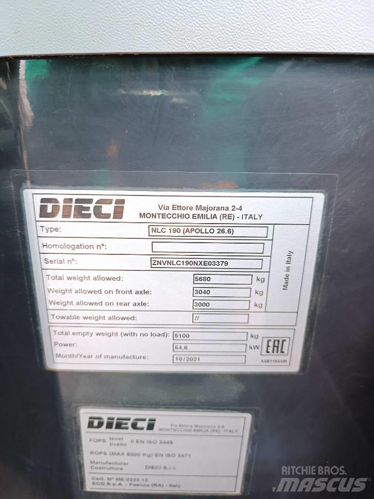 Dieci Apollo 26.6 Teleskopické manipulátory