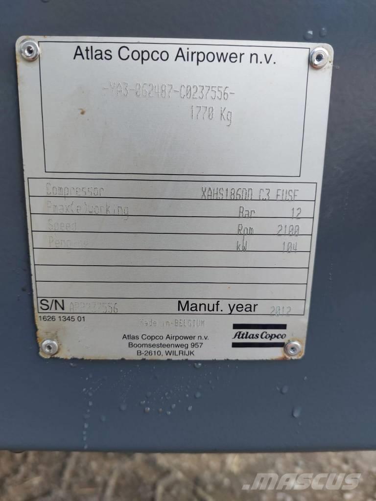 Atlas Copco XAHS186 Kompresory