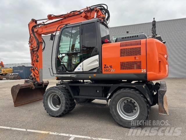 Hitachi ZX 140 W-5 Kolesové rýpadlá