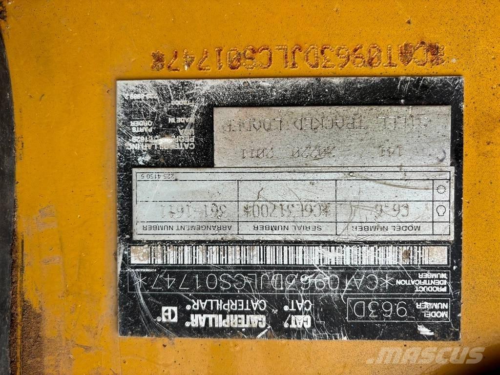 CAT 963 D Pásové nakladače