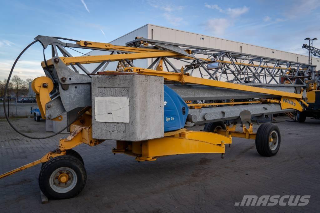 Potain Igo 15 Rychlostavitelné žeriavy