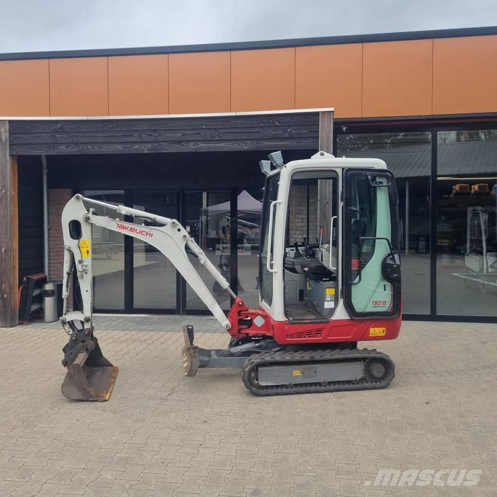 Takeuchi TB 216 Mini rýpadlá < 7t